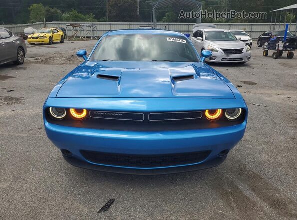 2C3CDZAGXPH610967 2023 DODGE CHALLENGER Blue Vista frontal