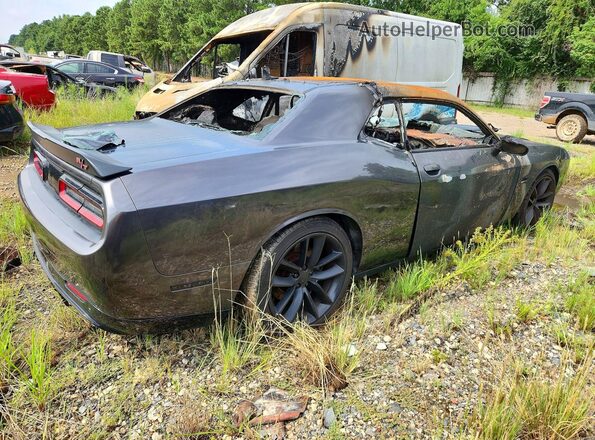 2C3CDZBT0JH175329 2018 DODGE CHALLENGER Серый Задняя правая четверть