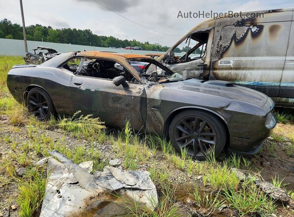 2C3CDZBT0JH175329 2018 DODGE CHALLENGER Серый Передняя правая четверть