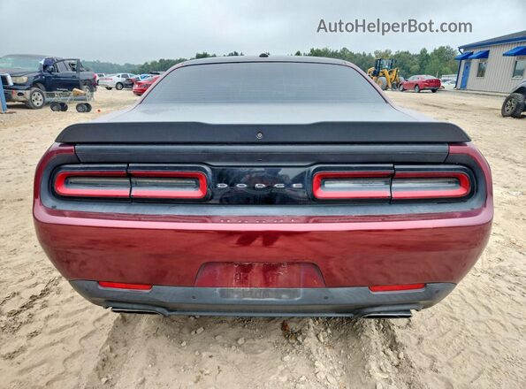 2C3CDZBT0KH641262 2019 DODGE CHALLENGER Burgundy Vista trasera
