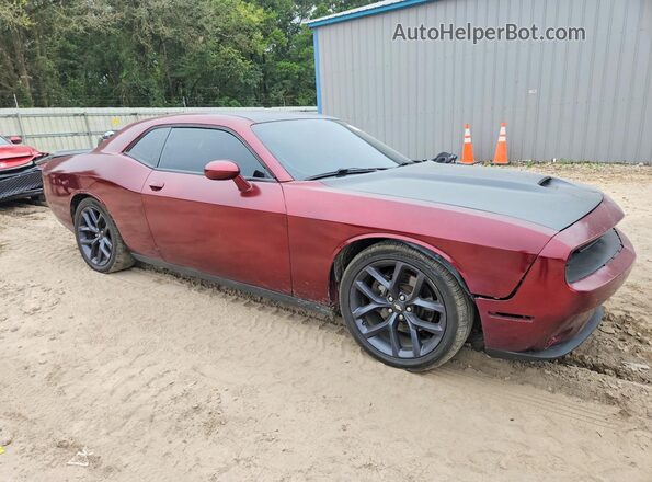 2C3CDZBT0KH641262 2019 DODGE CHALLENGER Burgundy Delantero derecho