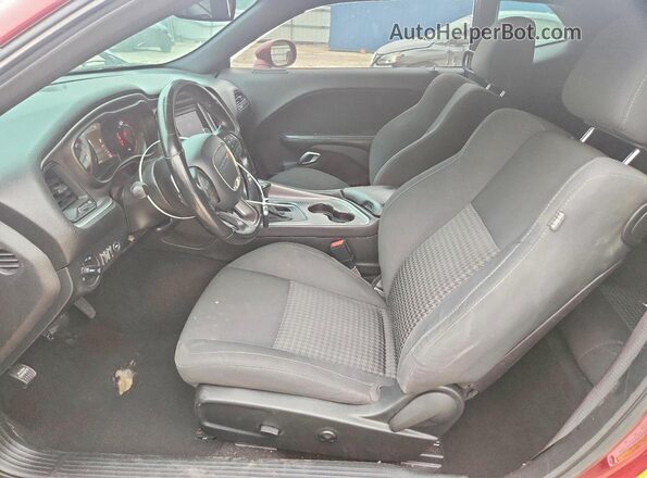 2C3CDZBT0KH641262 2019 DODGE CHALLENGER Burgundy Vista interior delantera