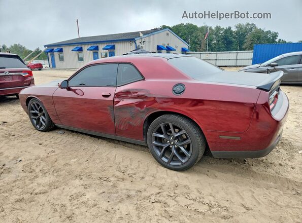 2C3CDZBT0KH641262 2019 DODGE CHALLENGER Burgundy Trasero izquierdo