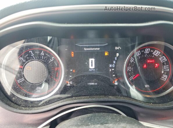 2C3CDZBT0LH123296 2020 DODGE CHALLENGER Black Instrument cluster view