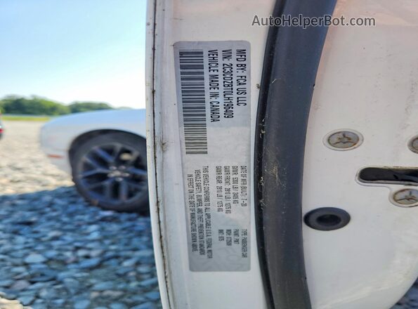 2C3CDZBT0LH196409 2020 DODGE CHALLENGER White Vista del compartimento del motor