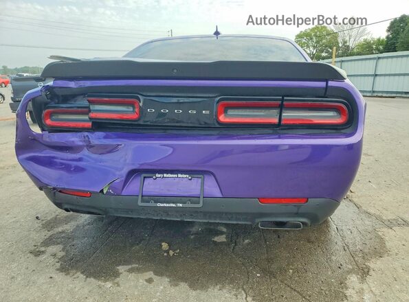 2C3CDZBT0PH654777 2023 DODGE CHALLENGER Purple Vista trasera
