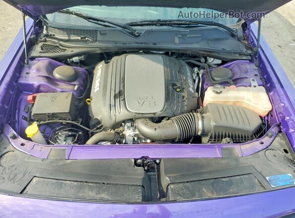 2C3CDZBT0PH654777 2023 DODGE CHALLENGER Purple Vista interior trasera