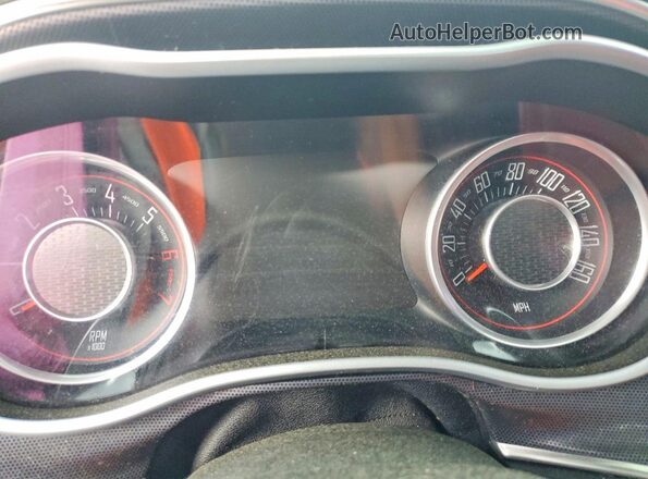 2C3CDZBT1GH172352 2016 DODGE CHALLENGER Black Vista del cuadro de instrumentos