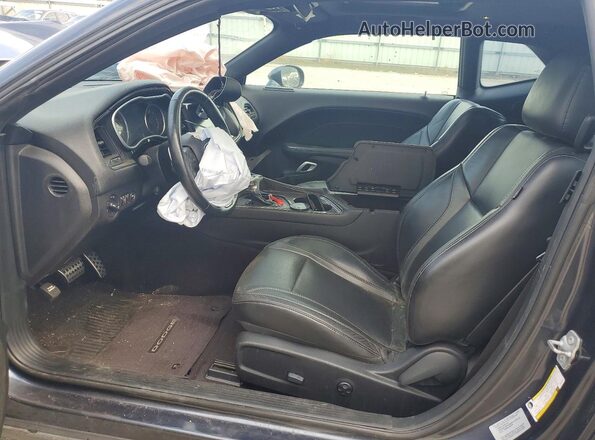 2C3CDZBT1GH346002 2016 DODGE CHALLENGER Серый Вид салона спереди