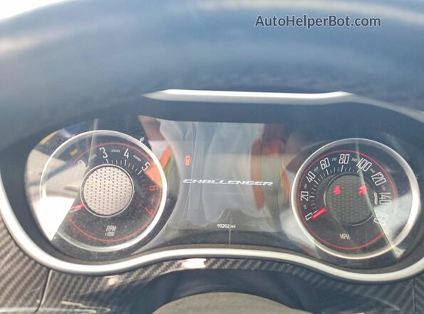 2C3CDZBT1GH346002 2016 DODGE CHALLENGER Серый Вид щитка приборов