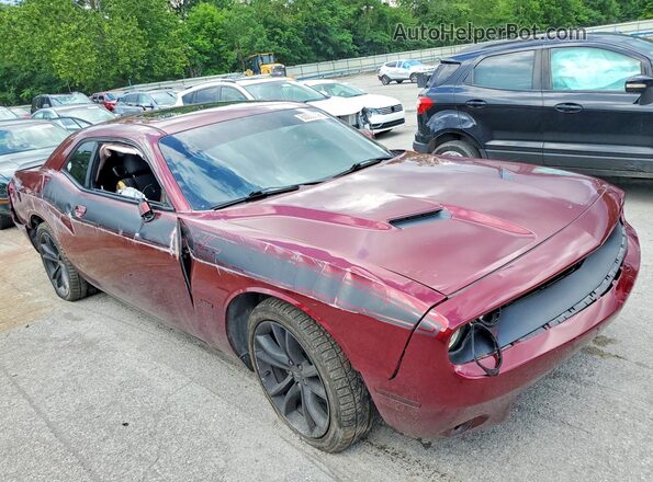 2C3CDZBT1HH604830 2017 DODGE CHALLENGER Maroon Front right