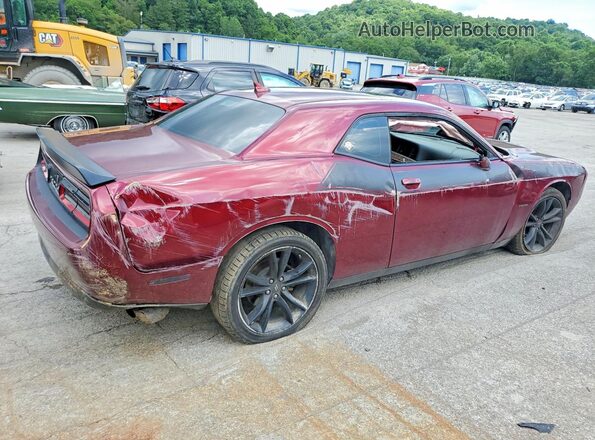 2C3CDZBT1HH604830 2017 DODGE CHALLENGER Maroon Rear right