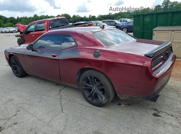 2C3CDZBT1HH604830 2017 DODGE CHALLENGER Maroon Rear left