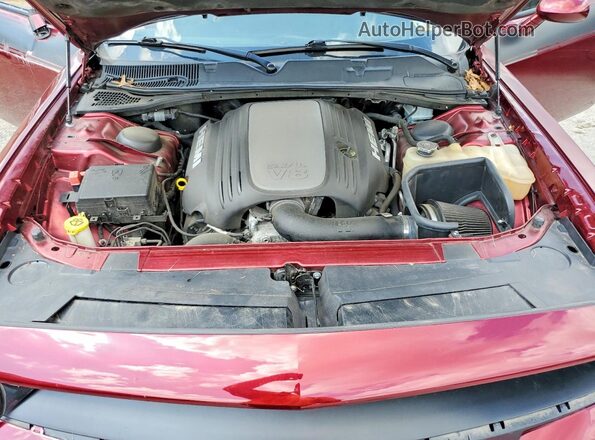 2C3CDZBT1HH604830 2017 DODGE CHALLENGER Maroon Rear interior view