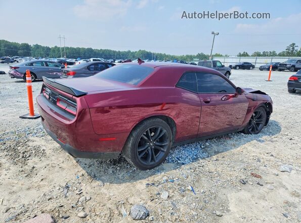 2C3CDZBT1JH128066 2018 DODGE CHALLENGER Burgundy Tył prawy