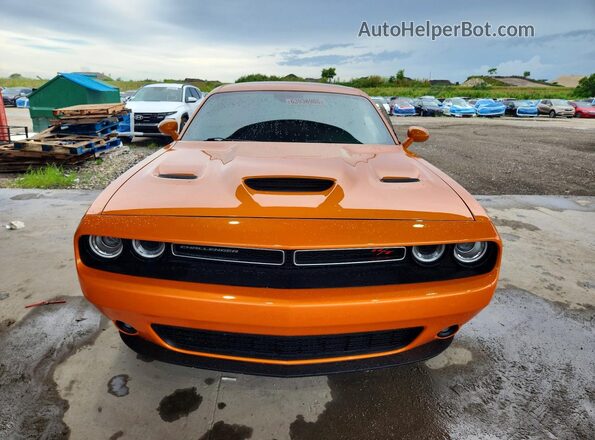 2C3CDZBT1JH251852 2018 DODGE CHALLENGER Orange წინა ხედი