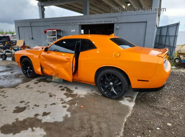 2C3CDZBT1JH251852 2018 DODGE CHALLENGER Orange უკანა მარცხენა