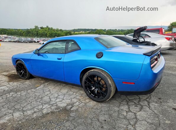 2C3CDZBT1JH328025 2018 DODGE CHALLENGER Blue Задня ліва чверть