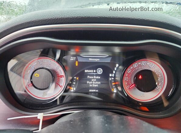 2C3CDZBT1JH328025 2018 DODGE CHALLENGER Blue Вид щитка приладів