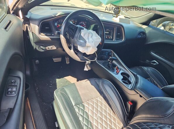2C3CDZBT1NH191917 2022 DODGE CHALLENGER Gray Dashboard view
