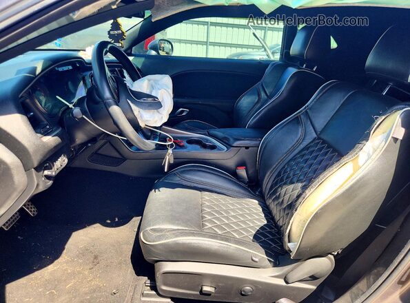 2C3CDZBT1NH191917 2022 DODGE CHALLENGER Gray Front interior view