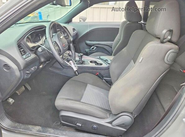 2C3CDZBT1PH621593 2023 DODGE CHALLENGER Gray წინა სალონის ხედი