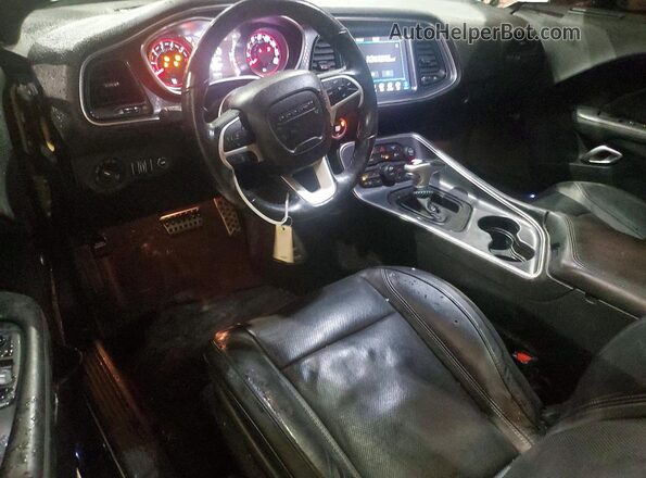 2C3CDZBT2JH259992 2018 DODGE CHALLENGER Black Առջևի վահանակի տեսք
