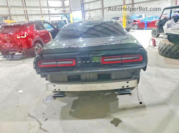 2C3CDZBT2JH259992 2018 DODGE CHALLENGER Black Հետևի տեսք