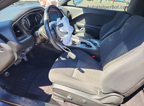 2C3CDZBT2KH552258 2019 DODGE CHALLENGER Gray Widok wnętrza z przodu