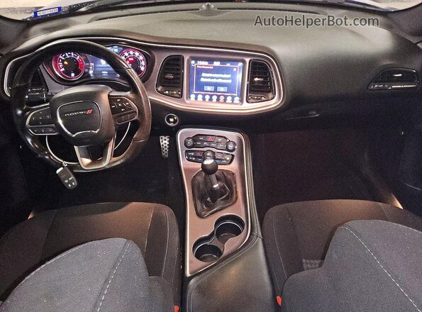 2C3CDZBT2NH160269 2022 DODGE CHALLENGER Blue წინა პანელის ხედი
