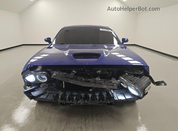 2C3CDZBT2NH160269 2022 DODGE CHALLENGER Blue სალონის 360-გრადუსიანი ხედი