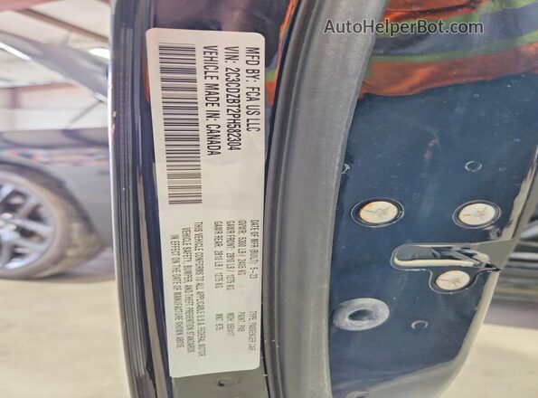 2C3CDZBT2PH582304 2023 DODGE CHALLENGER Черный Вид подкапотного пространства