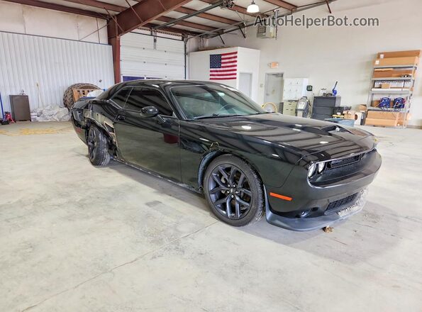 2C3CDZBT2PH582304 2023 DODGE CHALLENGER Черный Передняя правая четверть