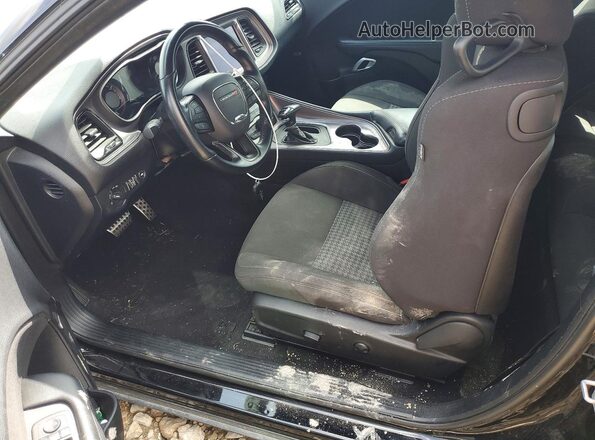 2C3CDZBT2PH650178 2023 DODGE CHALLENGER Black Vista interior delantera