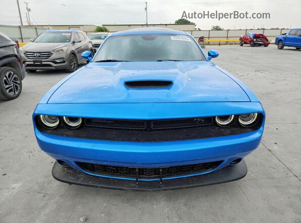 2C3CDZBT2PH694147 2023 DODGE CHALLENGER Blue Вид спереду