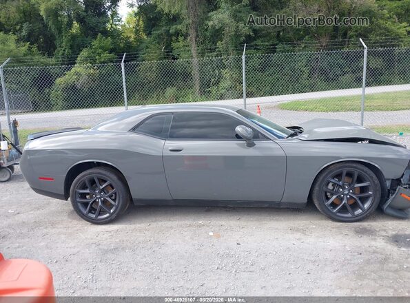2C3CDZBT2PH696240 2023 DODGE CHALLENGER Серый Вид задней части салона