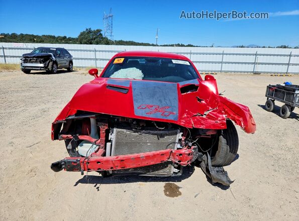 2C3CDZBT3HH640132 2017 DODGE CHALLENGER Red Front view