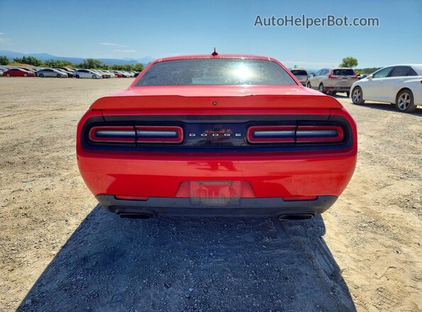 2C3CDZBT3HH640132 2017 DODGE CHALLENGER Red Rear view