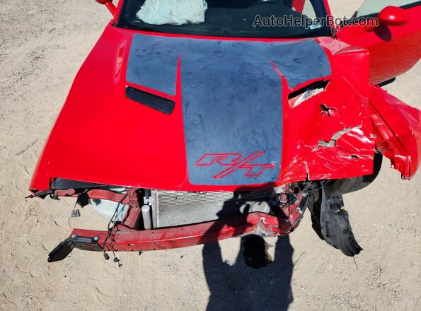 2C3CDZBT3HH640132 2017 DODGE CHALLENGER Red Rear interior view