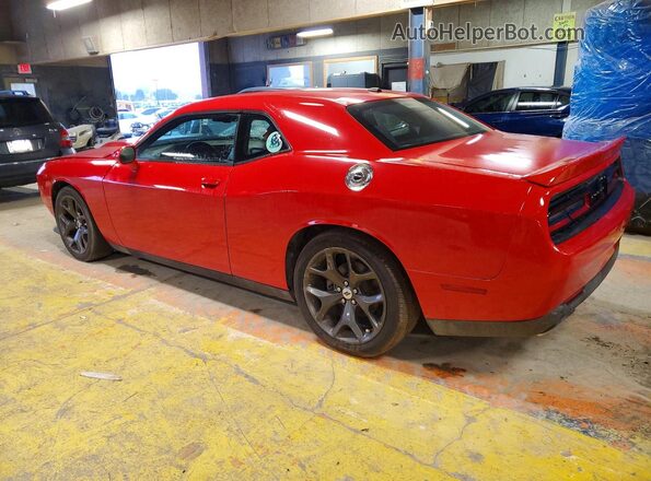 2C3CDZBT3KH530365 2019 DODGE CHALLENGER Красный Задняя левая четверть