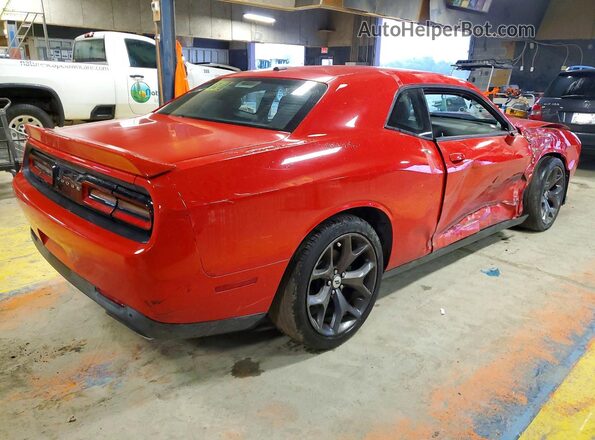 2C3CDZBT3KH530365 2019 DODGE CHALLENGER Красный Задняя правая четверть