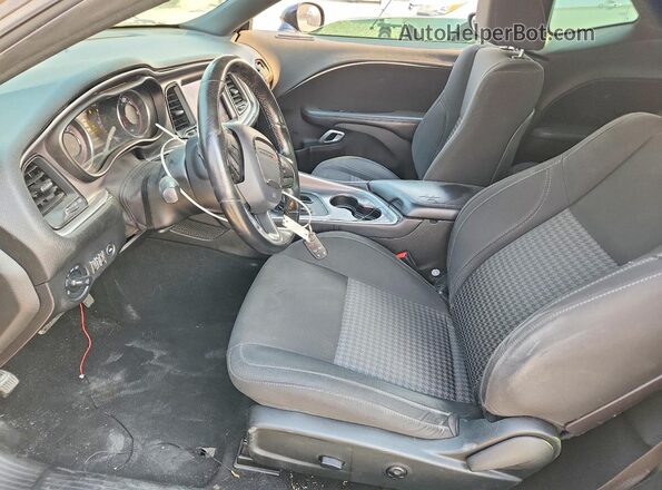 2C3CDZBT3LH125267 2020 DODGE CHALLENGER Black Front interior view