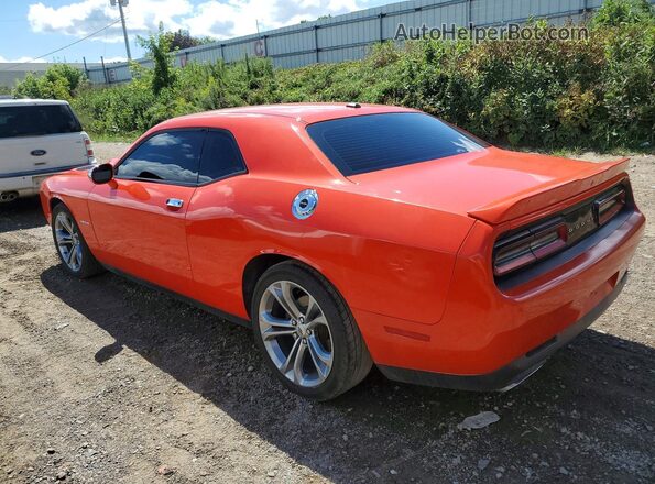 2C3CDZBT3LH139332 2020 DODGE CHALLENGER Оранжевый Задняя левая четверть