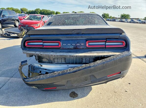 2C3CDZBT3MH509891 2021 DODGE CHALLENGER Black Вид ззаду
