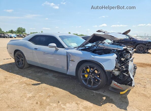 2C3CDZBT3MH572828 2021 DODGE CHALLENGER Серый Передняя правая четверть