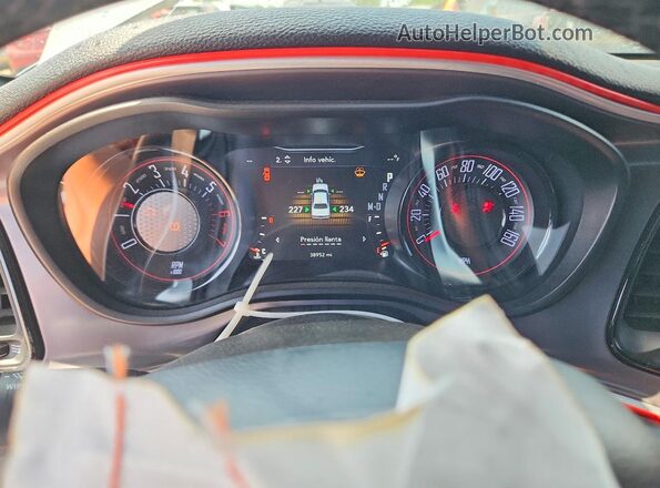 2C3CDZBT3MH572828 2021 DODGE CHALLENGER Серый Вид щитка приборов