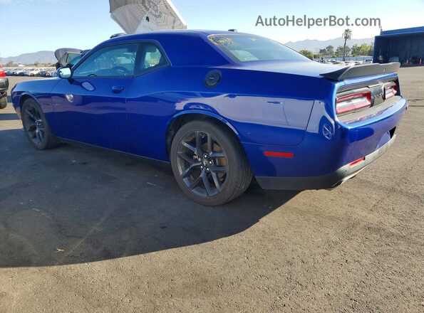 2C3CDZBT3MH623664 2021 DODGE CHALLENGER Синий Задняя левая четверть