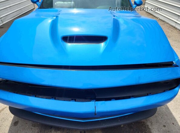 2C3CDZBT3PH610918 2023 DODGE CHALLENGER Blue Սալոնի հետևի տեսք