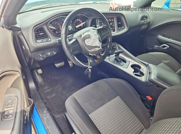2C3CDZBT3PH610918 2023 DODGE CHALLENGER Blue Առջևի վահանակի տեսք