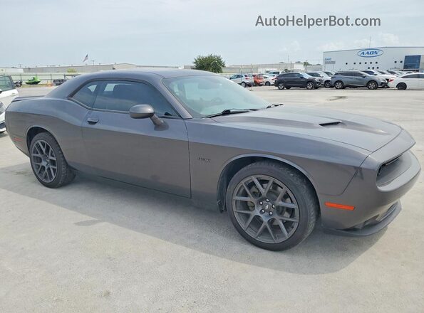2C3CDZBT4JH116722 2018 DODGE CHALLENGER Gray Przód prawy